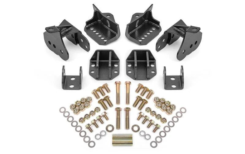 BMR 64-72 GM A-Body Rear Coilover Conversion Kit - Black Hammertone
