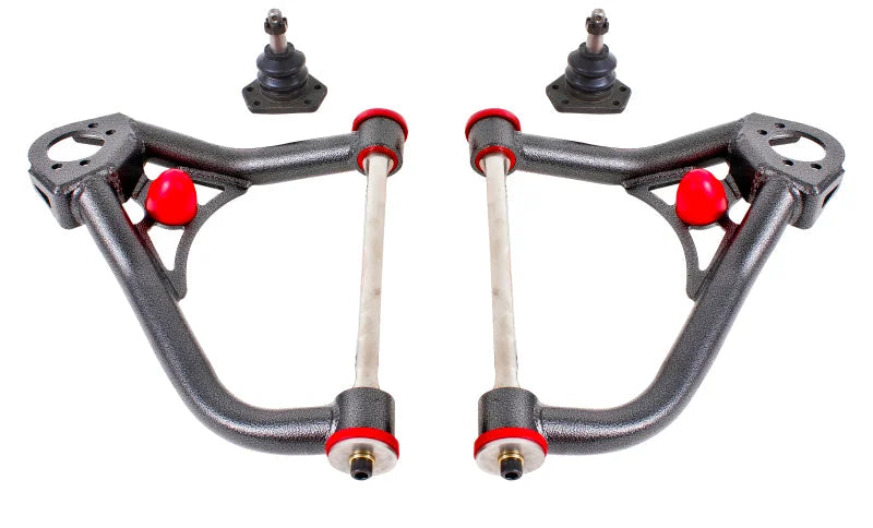 BMR 67-69 1st Gen F-Body Non-Adj. Upper A-Arms (Polyurethane) - Black Hammertone
