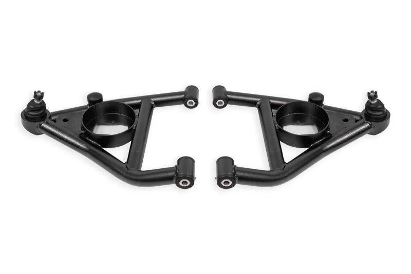 BMR 67-69 Chevrolet Camaro w/Rear Bump Stops Lower A-Arms w/STD Ball Joint Delrin - Black Hammertone