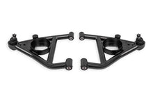 Load image into Gallery viewer, BMR 67-69 Chevrolet Camaro w/Rear Bump Stops Lower A-Arms w/STD Ball Joint Delrin - Black Hammertone