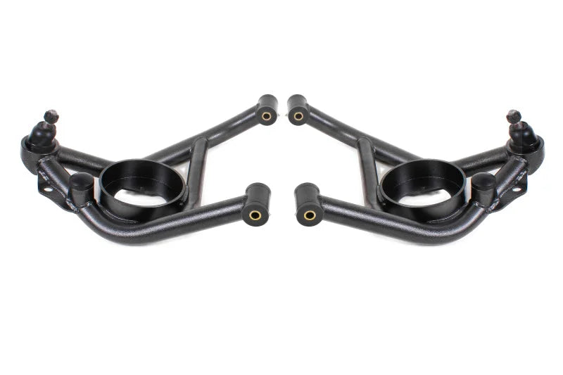 BMR 70-81 Chevrolet Camaro A-Arms Lower Delrin Bushings Std Ball Joint - Black Hammertone