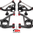 Load image into Gallery viewer, BMR 78-87 G-Body Upper And Lower A-Arm Kit - Black Hammertone