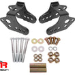 Load image into Gallery viewer, BMR 79-04 Ford Mustang Control Arm Relocation Bracket - Black Hammertone