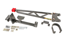 Load image into Gallery viewer, BMR 93-02 F-Body w/ DSL Torque Arm Tunnel Mount (For Stock Exhaust) - Black Hammertone - Side View