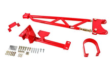 Load image into Gallery viewer, BMR 93-02 F-Body w/ DSL Torque Arm Tunnel Mount (For Stock Exhaust) - Red - Side View