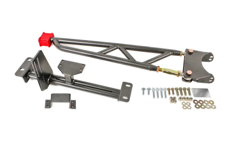 BMR 93-02 F-Body w/o DSL Torque Arm Tunnel Mount (For Stock Exhaust) - Black Hammertone - Detail View