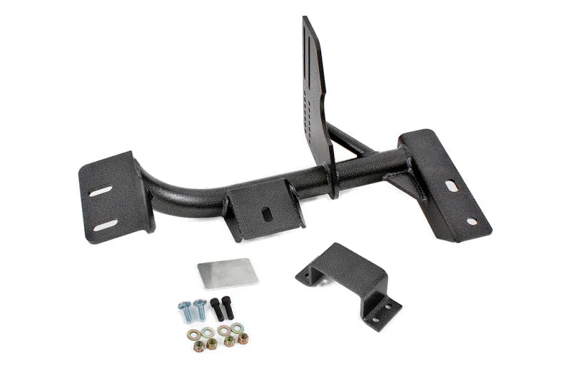 BMR 93-97 4th Gen F-Body Torque Arm Relocation Crossmember 4L60E LT1 - Black Hammertone - Side View