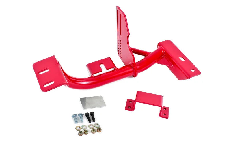 BMR 93-97 4th Gen F-Body Torque Arm Relocation Crossmember T56 / M6 LT1 - Red - Side View
