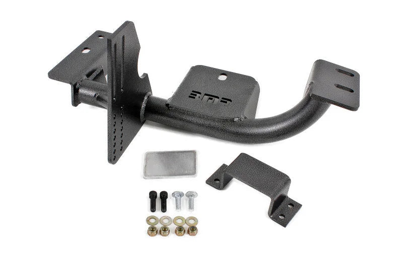 BMR 93-97 4th Gen F-Body Torque Arm Relocation Crossmember TH350 / PG LT1 - Black Hammertone - Side View