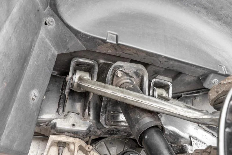 BMR 97-04 Chevrolet Corvette C5 / 05-13 C6 Rear Upper & Lower Control Arms Bearing Kit - Delrin - Installation View