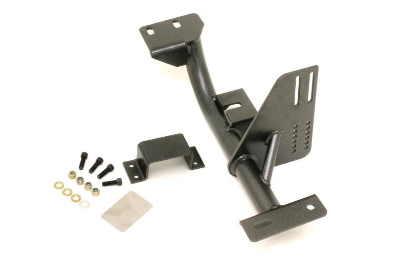 BMR 98-02 4th Gen F-Body Torque Arm Relocation Crossmember TH400 LS1 - Black Hammertone - Side View