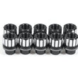 Load image into Gallery viewer, BMR Lug Nut Kit 14mm x 1.50 RH Conical 12-pt Aluminum (Set of 10) - Black Anodized