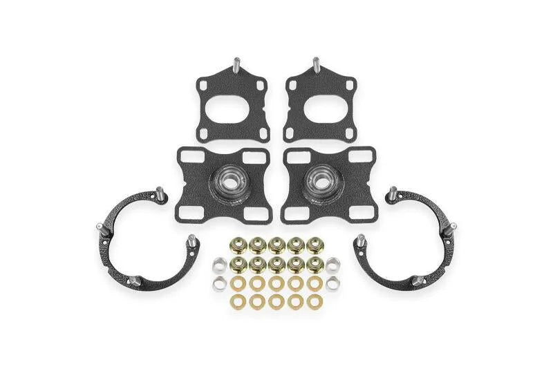 BMR Suspension 11-14 Ford Mustang Caster/Camber Plates - Black Hammertone