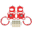 Load image into Gallery viewer, BMR Suspension 11-14 Ford Mustang Caster/Camber Plates - Red