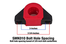 Load image into Gallery viewer, BMR Universal 1.375in Billet Aluminum Sway Bar Mount Mount (Polyurethane) - Black - Side View