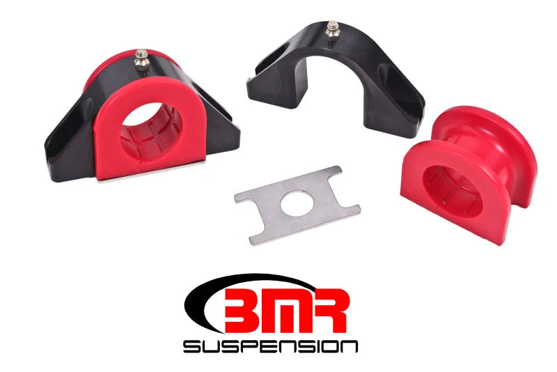 BMR Universal 1.5in Billet Aluminum Sway Bar Mount Mount (Polyurethane) - Black - Main Product View