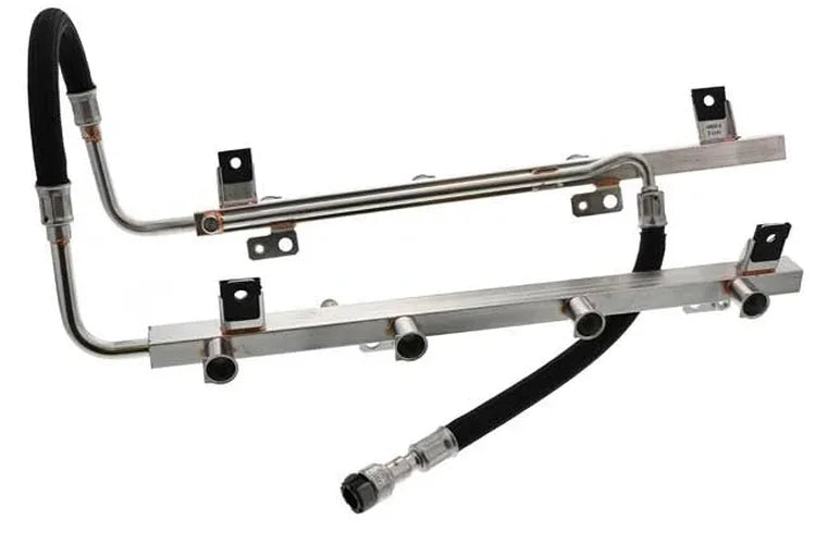 BMW Fuel Injector Rail 13-53-7-534-743 - Side View