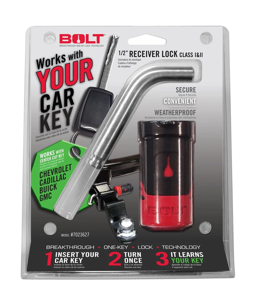BOLT 1/2IN. RECEIVER LOCK GM CENTER CUT 7023627 - Main Product View