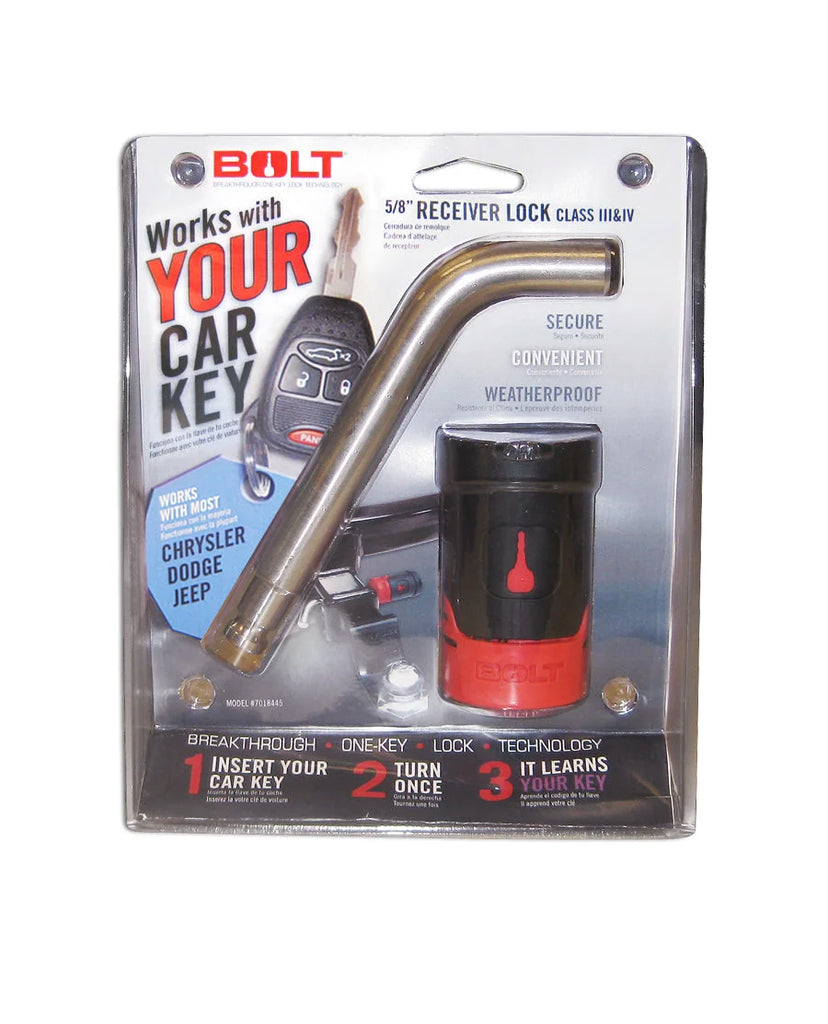 BOLT 5/8IN. RECEIVER LOCK CHRYSLER/DODGE/JEEP 7018448 - Main Product View