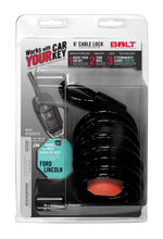 Load image into Gallery viewer, BOLT 6FT. CABLE LOCK FORD CENTER CUT 7040476 - Main Product View