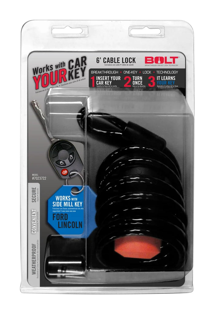 BOLT 6FT. CABLE LOCK FORD SIDE CUT 7023722 - Main Product View