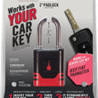 Load image into Gallery viewer, BOLT PADLOCK JEEP CENTER CUT 7032288 - Main Product View