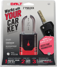 Load image into Gallery viewer, BOLT PADLOCK JEEP CENTER CUT 7032288 - Main Product View