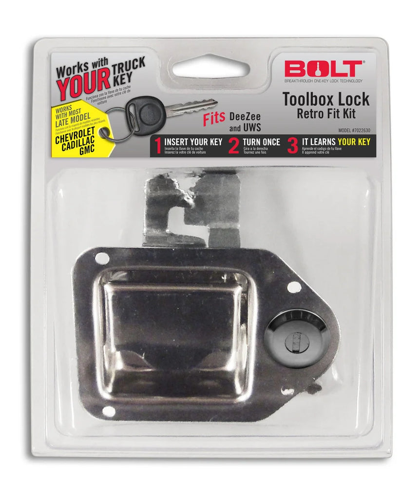 BOLT Truck Tool Box Lock and Key 7022697 - Main Product View