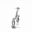 Load image into Gallery viewer, BRE Exhaust 05-07 Ford Five Hundred Mercury Montego 3.0L Front Pipe Kit - Installation View