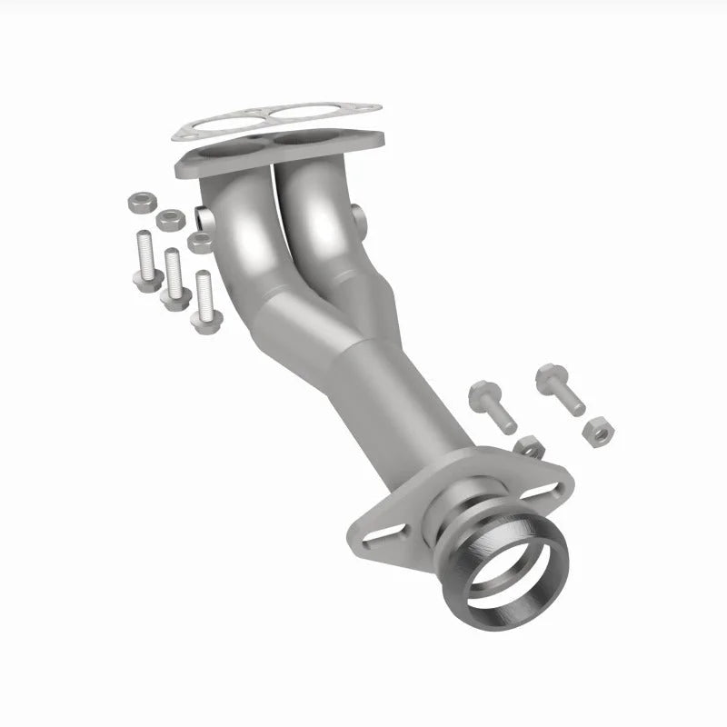 BRE Exhaust 06-12 Eclipse 2.4L Front Pipe Kit - Side View
