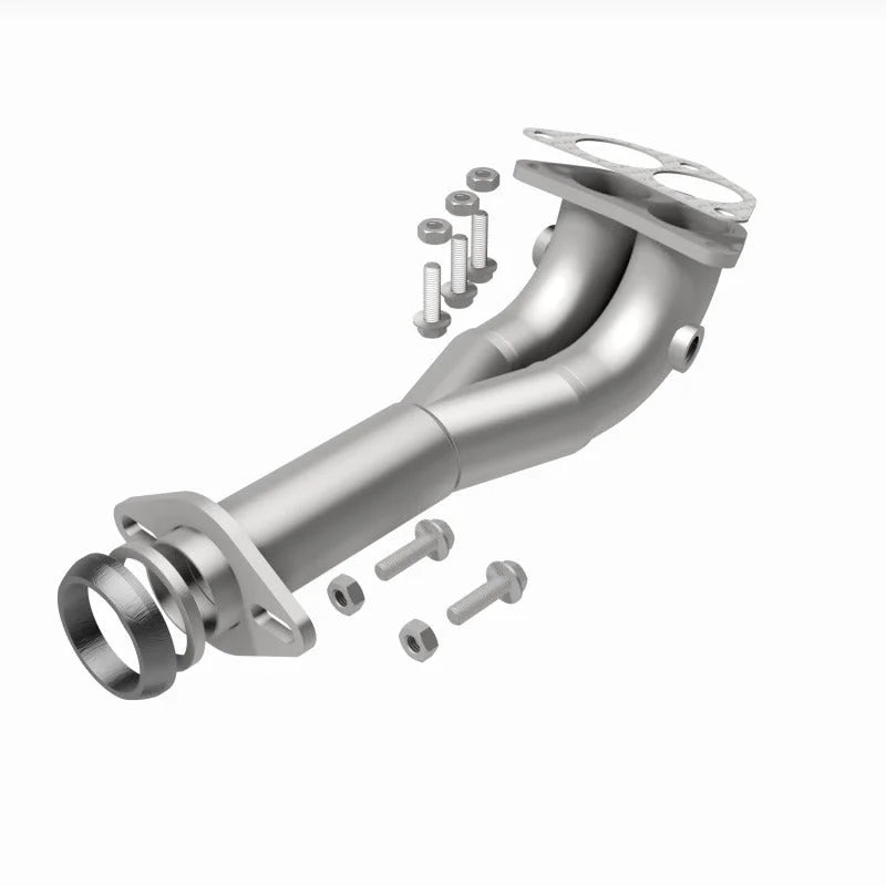 BRE Exhaust 06-12 Eclipse 2.4L Front Pipe Kit - Installation View