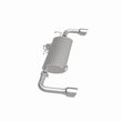 Load image into Gallery viewer, BRE Exhaust 09-14 Murano 3.5L Muffler Kit - Side View