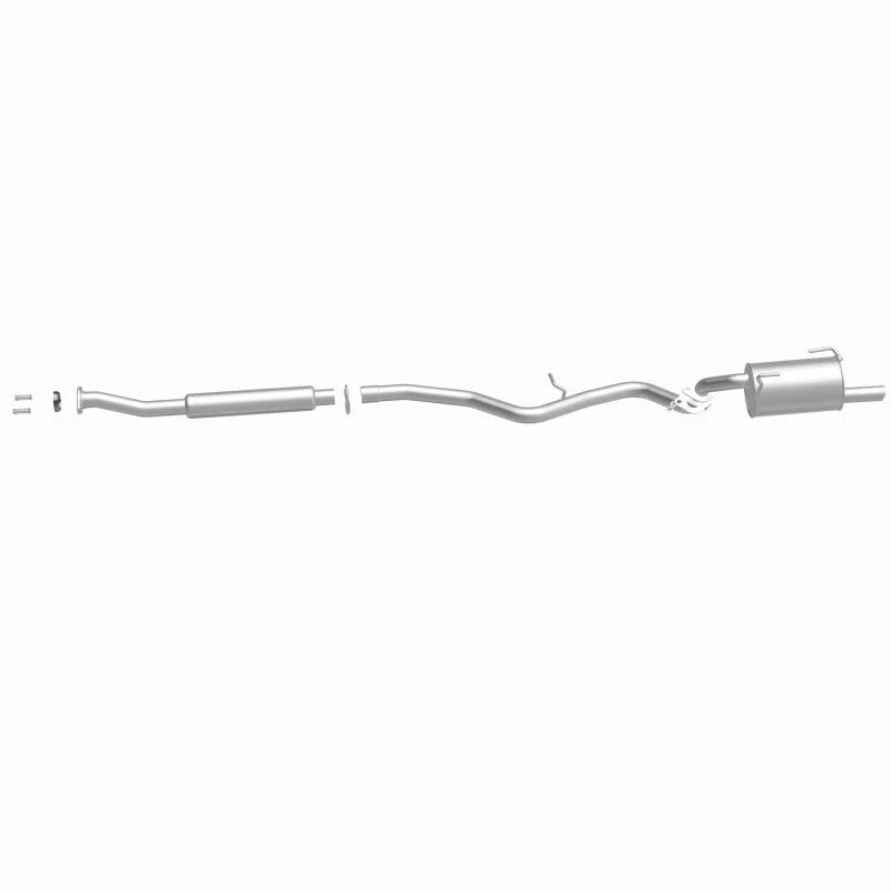 BRE Exhaust 10-14 Subaru Legacy 2.5L Exhaust Kit - Side View