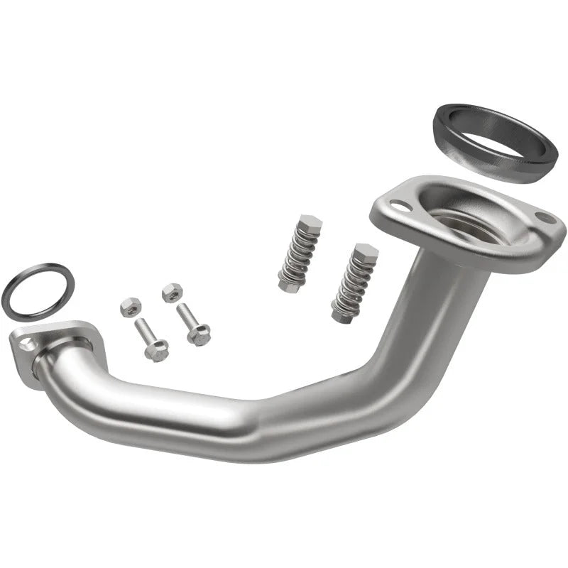 BRE Exhaust 13-17 Toyota RAV4 2.5L Front Pipe Kit - Back View