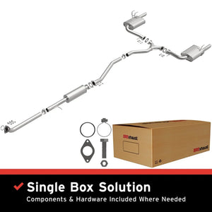 BRExhaust 16-21 Honda Civic 1.5L Direct-Fit Replacement Exhaust System - Main Product View