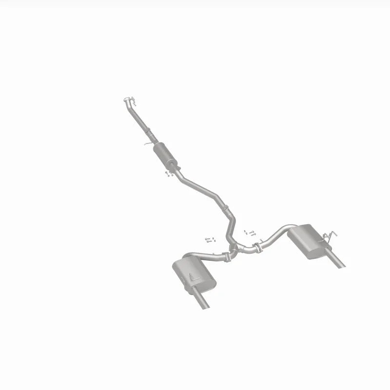 BRExhaust 16-21 Honda Civic 1.5L Direct-Fit Replacement Exhaust System - Side View