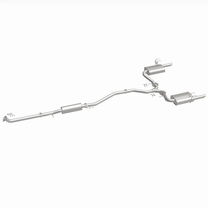 BRExhaust 16-21 Honda Civic 1.5L Direct-Fit Replacement Exhaust System - Back View