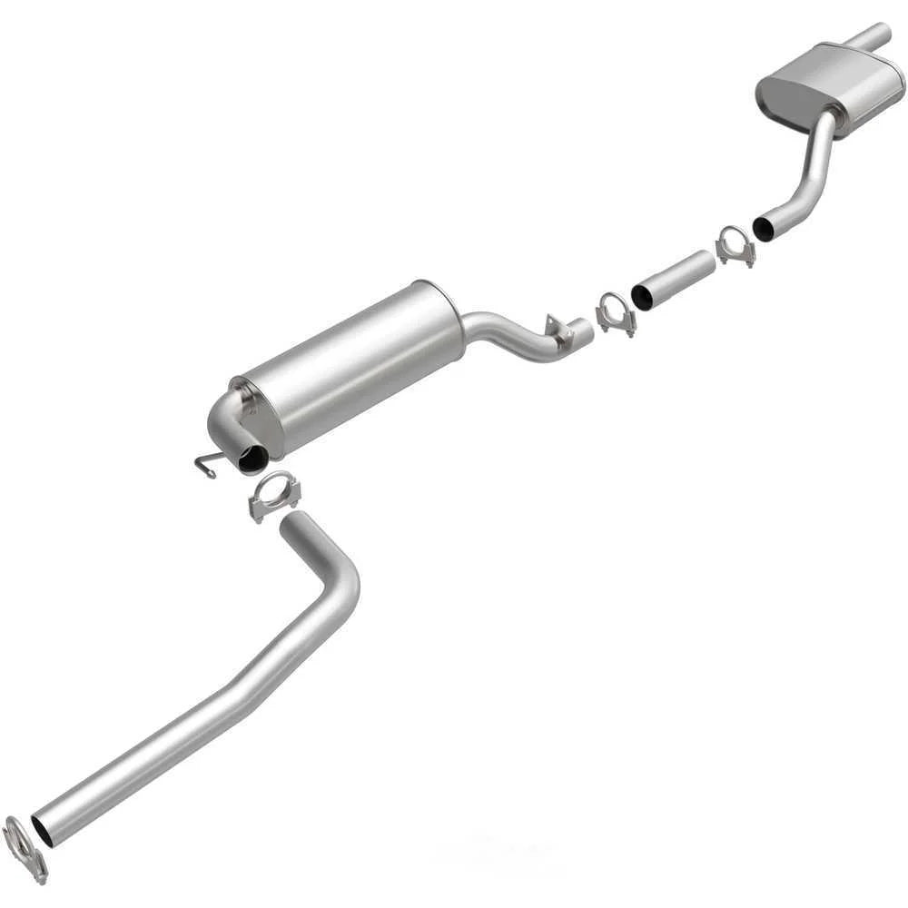 BRExhaust BRExhaust Direct-Fit Exhaust System Replacement Kit 106-0127 - Side View