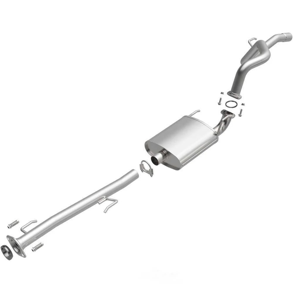 BRExhaust BRExhaust Direct-Fit Exhaust System Replacement Kit 106-0156 - Side View