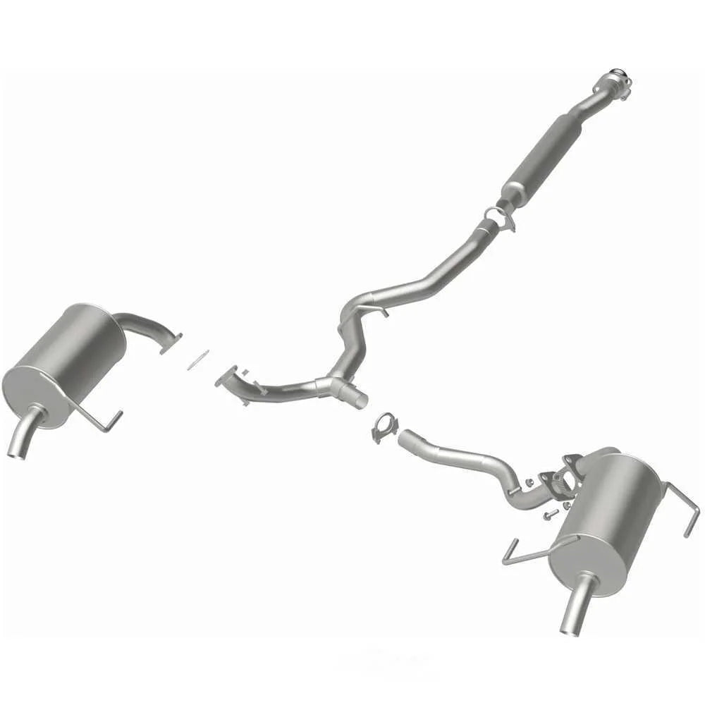 BRExhaust BRExhaust Direct-Fit Exhaust System Replacement Kit 106-0163 - Side View
