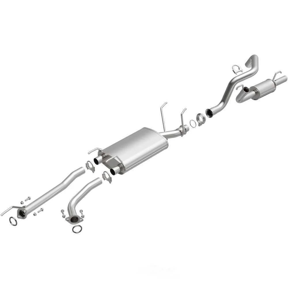 BRExhaust BRExhaust Direct-Fit Exhaust System Replacement Kit 106-0177 - Side View