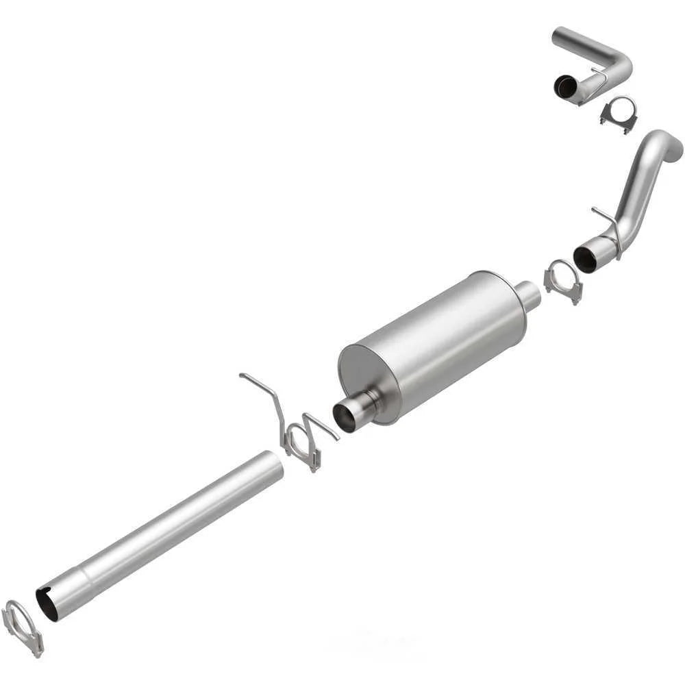 BRExhaust BRExhaust Direct-Fit Exhaust System Replacement Kit 106-0212 - Side View