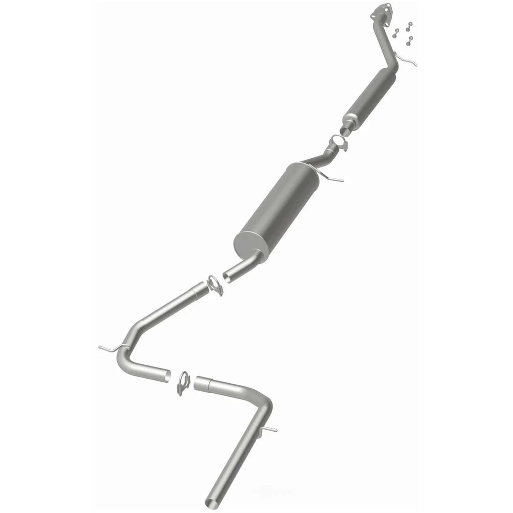 BRExhaust BRExhaust Direct-Fit Exhaust System Replacement Kit 106-0218 - Side View