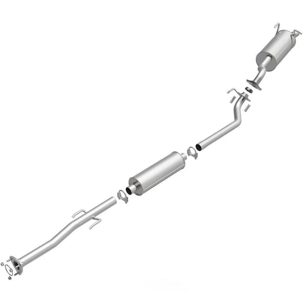 BRExhaust BRExhaust Direct-Fit Exhaust System Replacement Kit 106-0241 - Side View