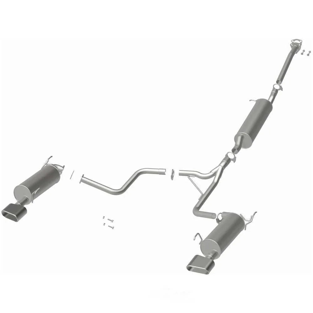 BRExhaust BRExhaust Direct-Fit Exhaust System Replacement Kit 106-0248 - Side View