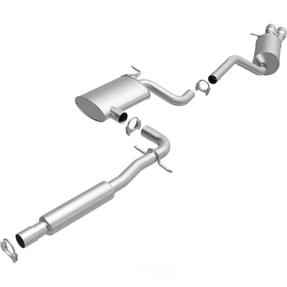 BRExhaust BRExhaust Direct-Fit Exhaust System Replacement Kit 106-0253 - Side View