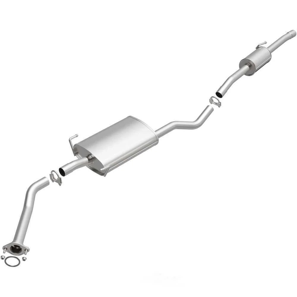 BRExhaust BRExhaust Direct-Fit Exhaust System Replacement Kit 106-0254 - Side View