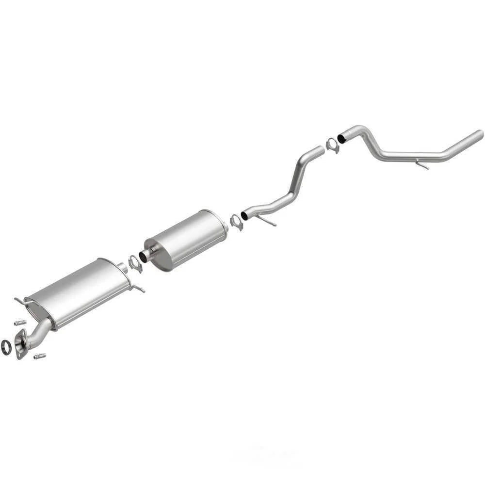 BRExhaust BRExhaust Direct-Fit Exhaust System Replacement Kit 106-0256 - Side View