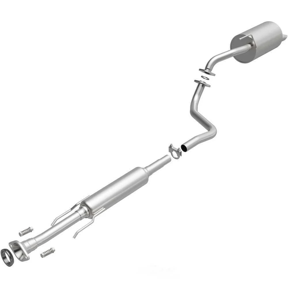BRExhaust BRExhaust Direct-Fit Exhaust System Replacement Kit 106-0266 - Side View