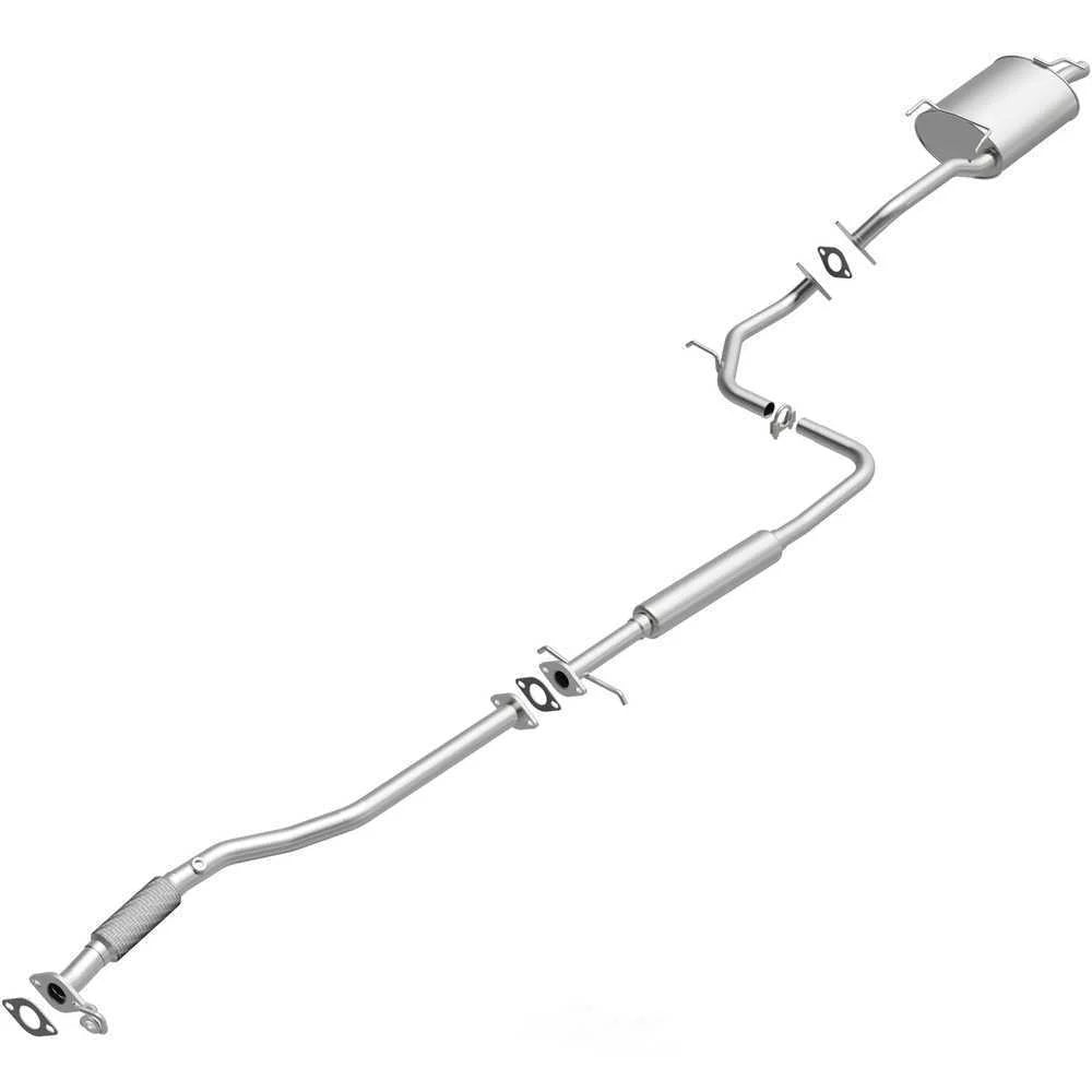 BRExhaust BRExhaust Direct-Fit Exhaust System Replacement Kit 106-0268 - Side View